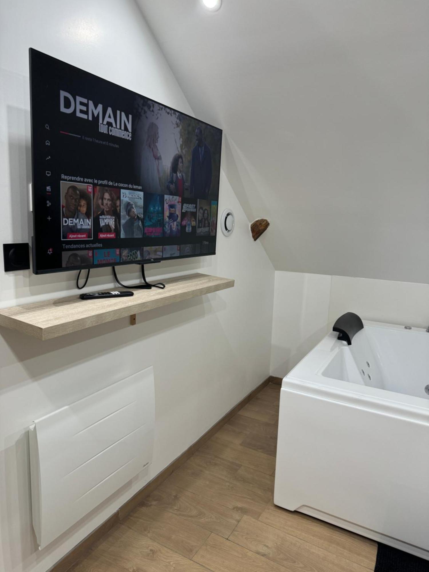 Le Cocon Du Leman Un Espace Cosy Ou Vous Retrouver 安菲翁·莱斯·班恩斯 外观 照片